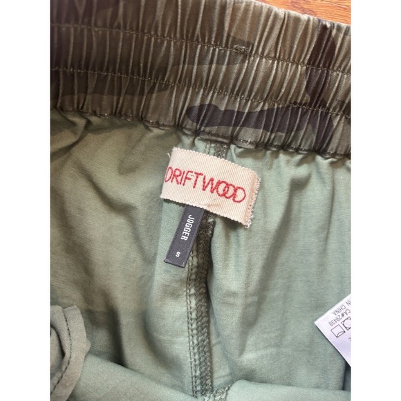 Driftwood Boho Drawstring Camo Gold Star Cotton Jogger Pants Small Elastic Waist - Picture 5 of 6